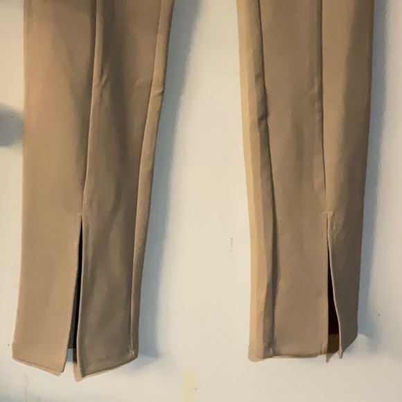 NWT Grey Lab Front Slits Flares, Color Taupe, Size S - Picture 6 of 8